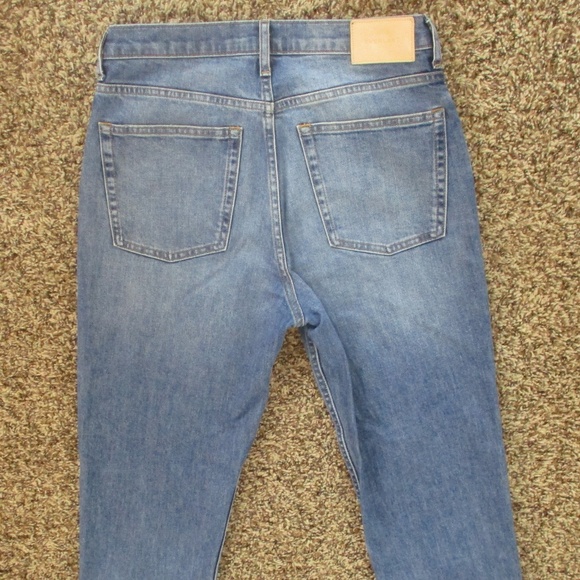 Everlane Jeans Women's 28 Medium Wash The Cheeky High Rise Stretch Denim - Picture 4 of 10